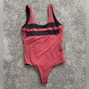 Hurley Women's Quick Dry Block Party reversible One Piece Swimsuit Bodysuit